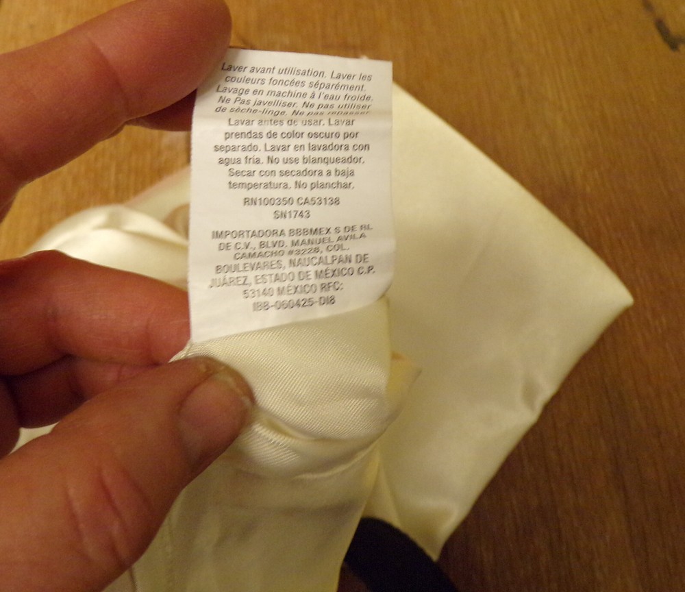 Unbranded 2 King Sized Ivory/Cream Pillowcases 100% Polyester
