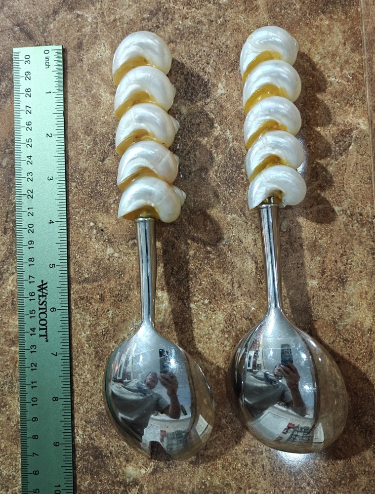 Serving utensils - 4 sets, aluminum