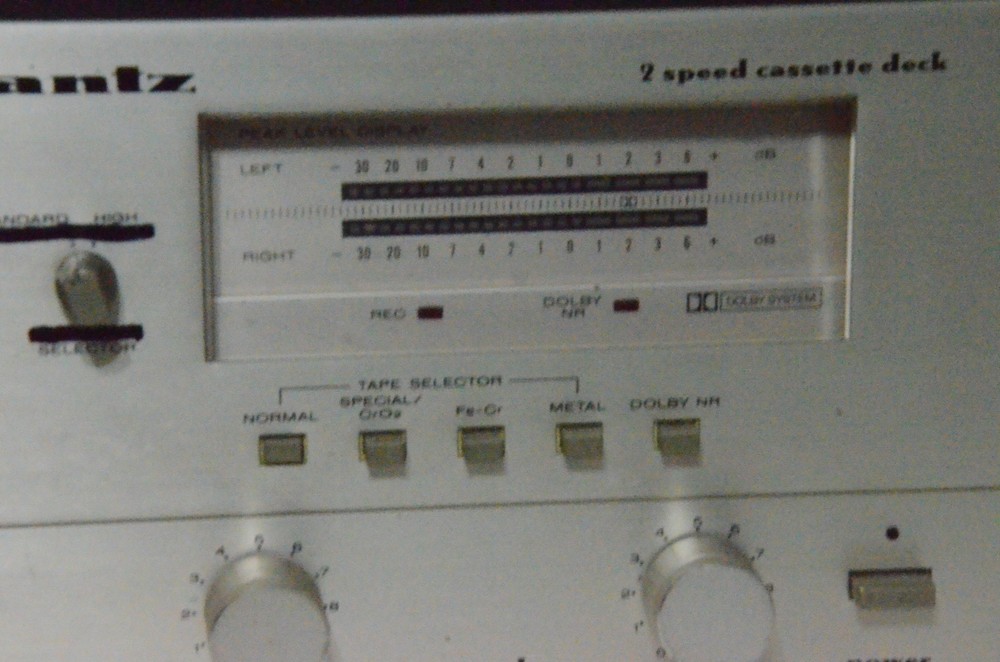 MARANTZ SD3020 STEREO CASSETTE DECK TESTED WORKS...