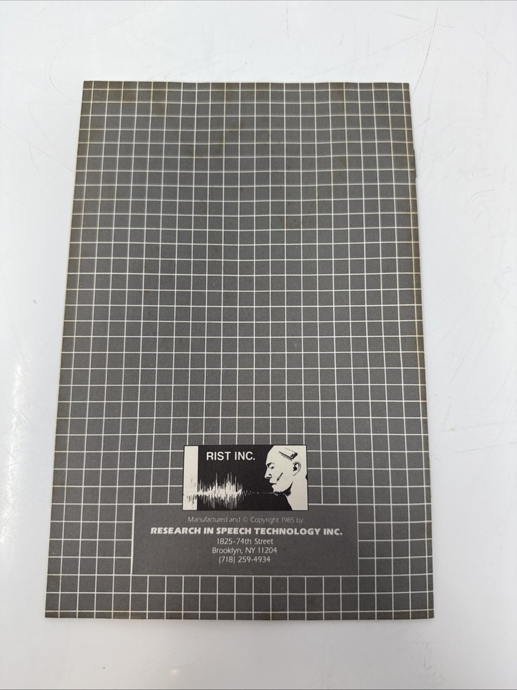 Easy Speech 64 - Computer Software Speaks Easily - Instruction Manual.