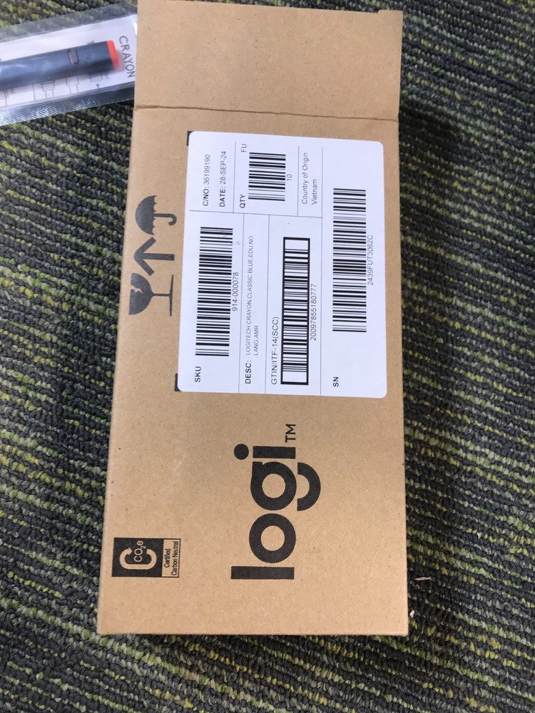 Logitech Crayon Digital Pencil iPad Blue