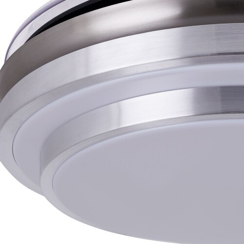 42" Retractable Ceiling Fan Lamp Dimmable LED Chandelier w/ Light Remote Control