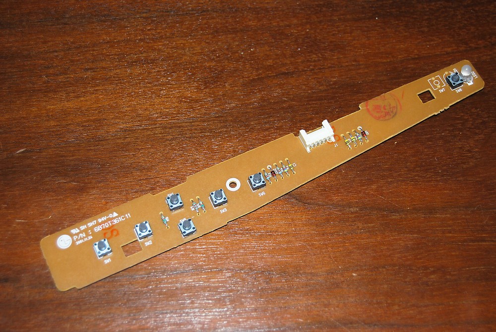 Gateway FPD1810 button panel