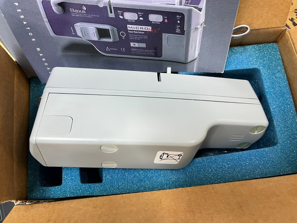 Baxa MicroFuse Rapid Rate Syringe Infuser Pump REF 6001