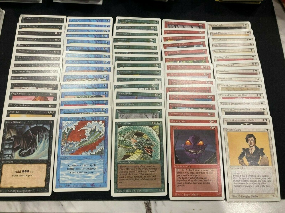 MTG Magic the Gathering Revised Common Set / 75 Cards/ LP