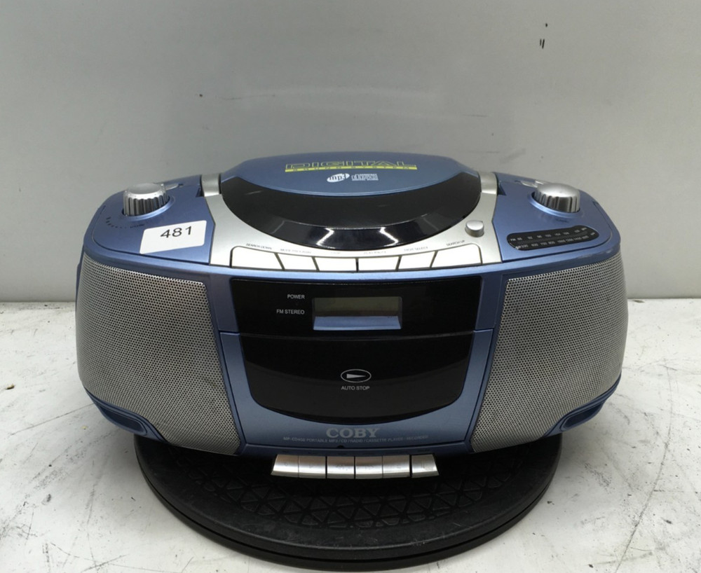 Coby MP-CD450 Boom Box - Tested