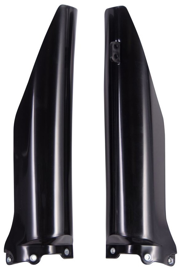 Acerbis Lower Fork Cover Set - Black - Plastic