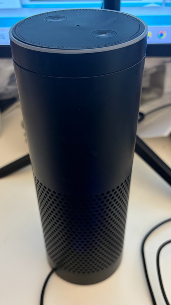 Amazon Echo (1st Generation) Smart Assistant - Black - With Power Cord