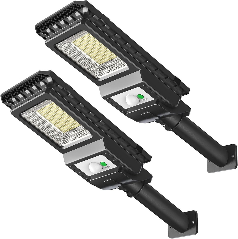 Solar Lights Outdoor, 1000LM 156 Leds Solar Powered Motion Sensor Light