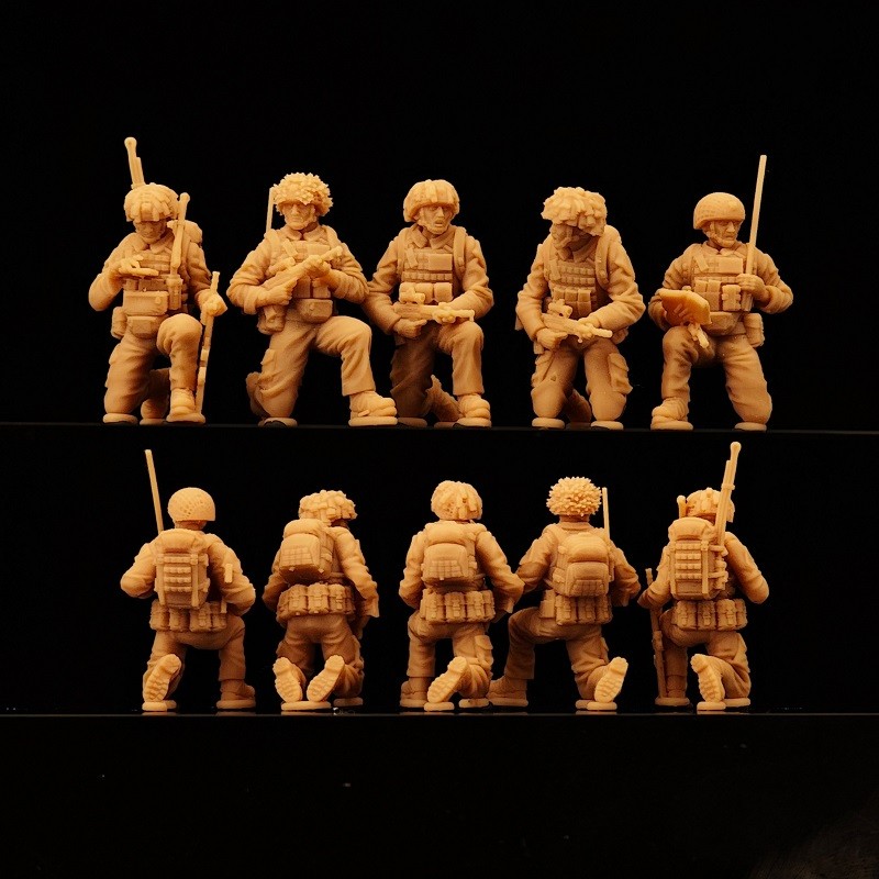 3D printed 1/72 Modern Britain "SAS Combat Command team B" 5 man group model