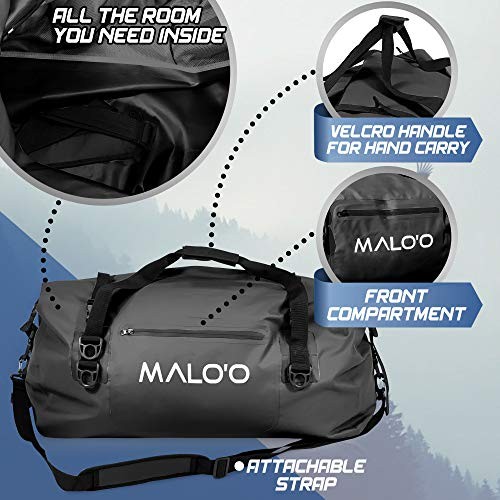 Roll-Top Duffle 60L Black