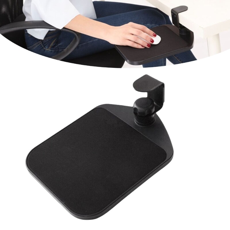Space Saving Keyboard Tray with 360 Degree Rotation for Work and Study