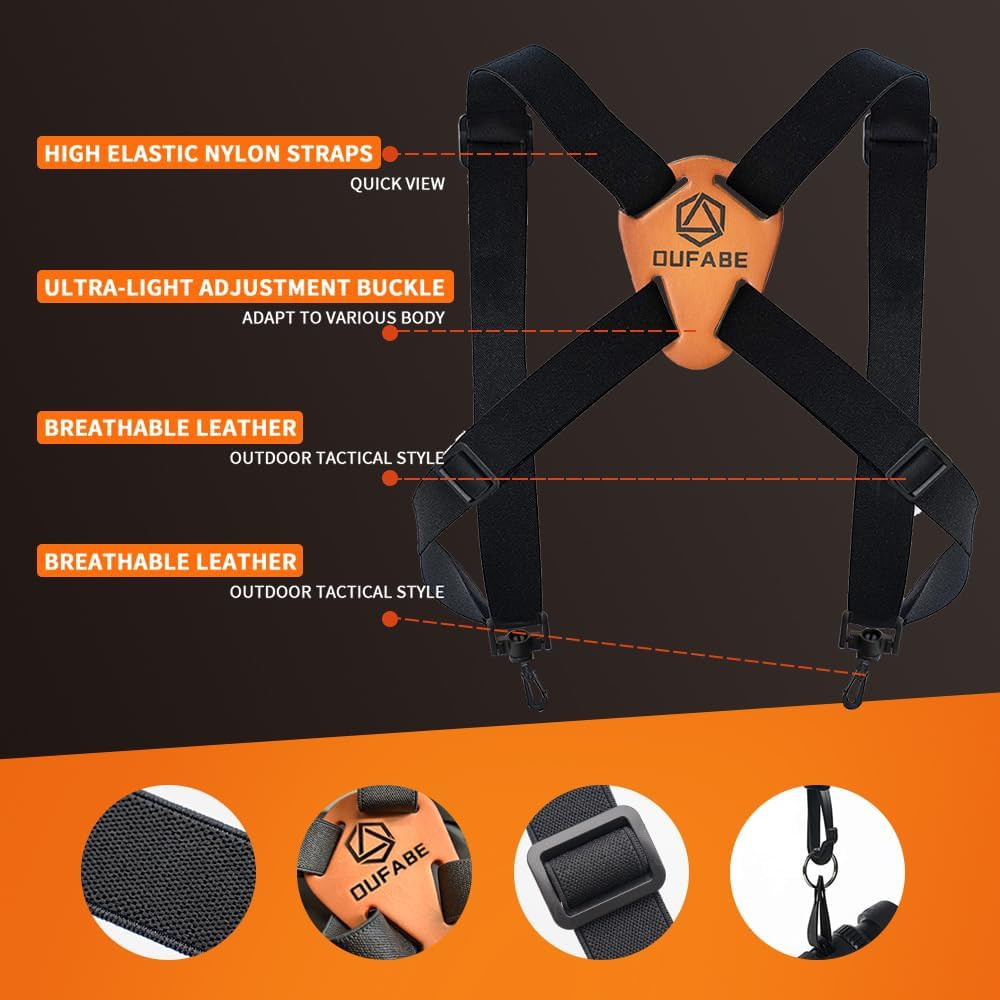 Binocular Harness Strap, Binocular Strap, Adjustable and Deluxe Binoculars Harne