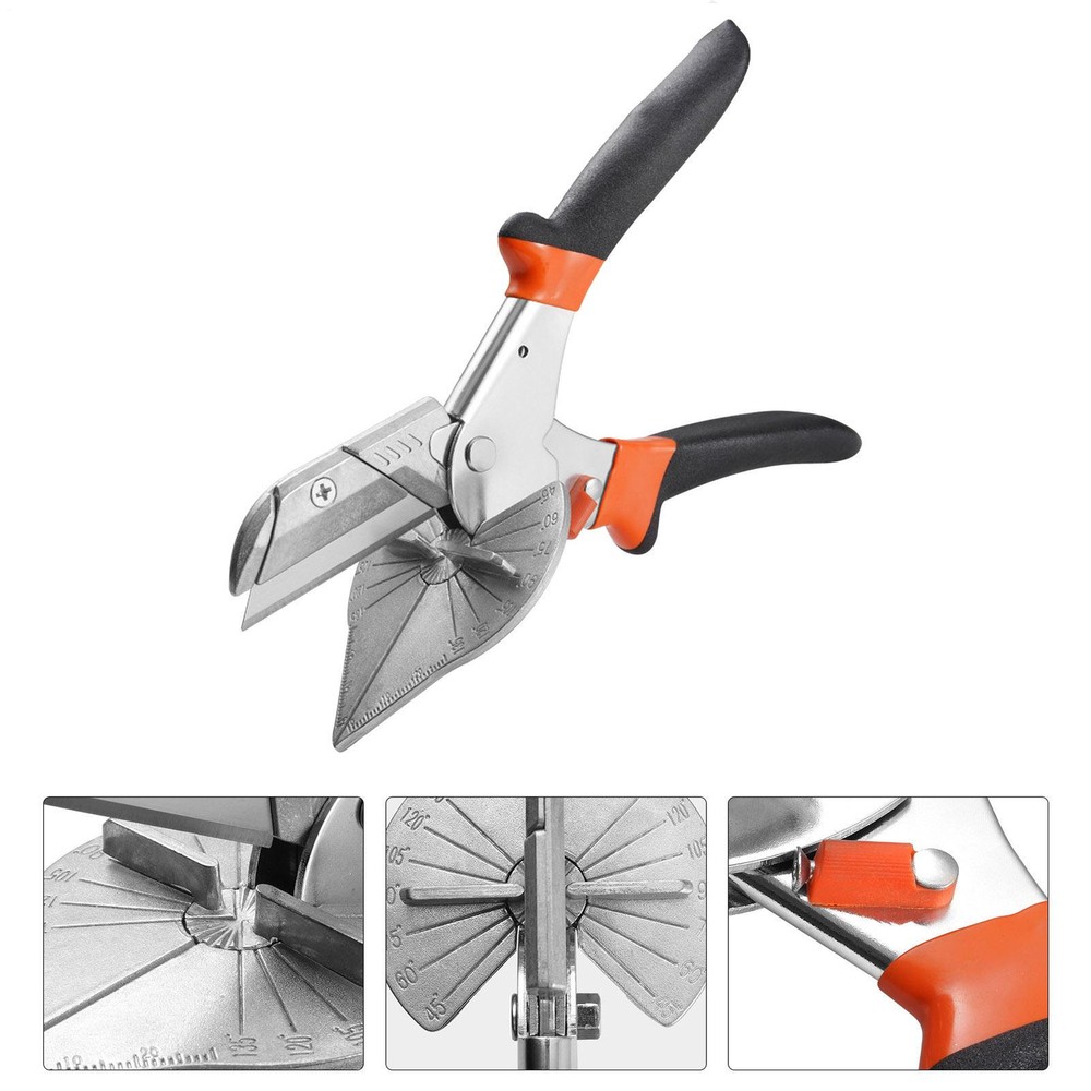 Miter Shears Adjustable 45 to 135 Degree Multi Angle Trim Cutter Function
