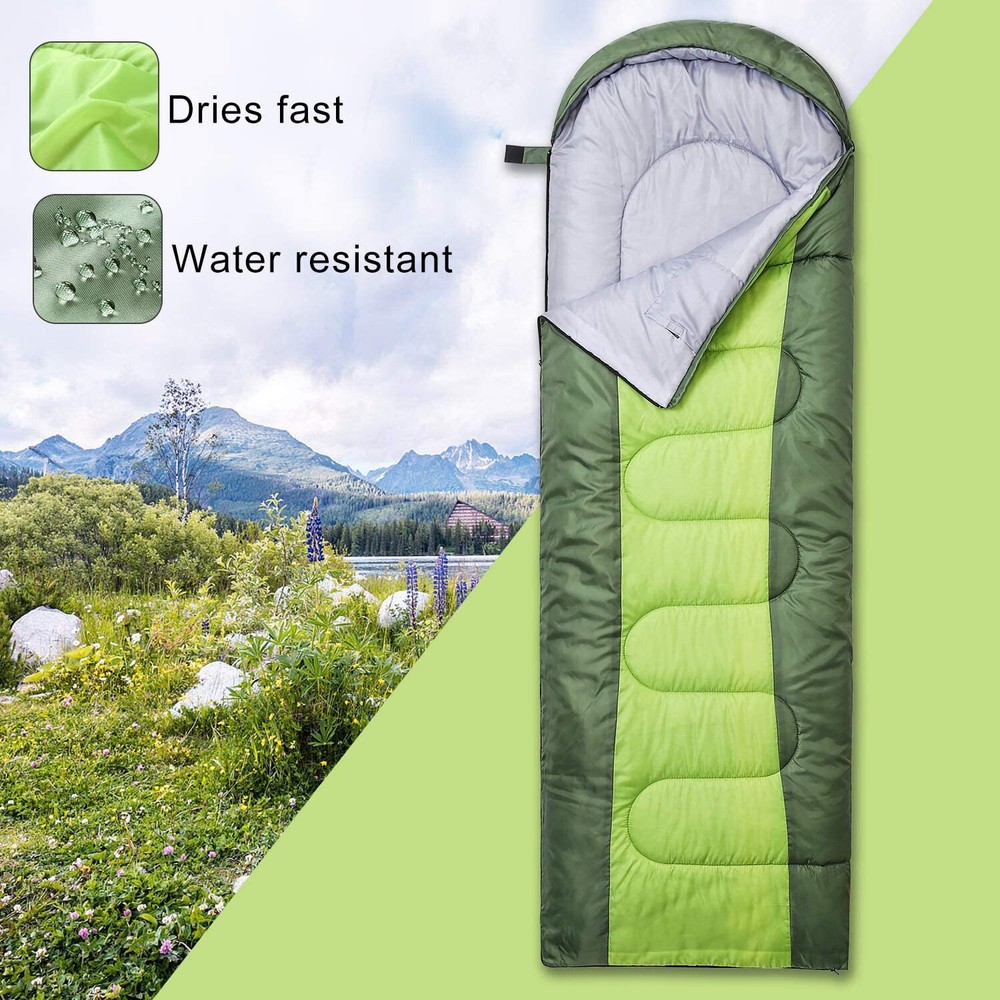 SEMOO Sleeping Bag Portable Hood Compression Sack for Backpacking Camping Hike