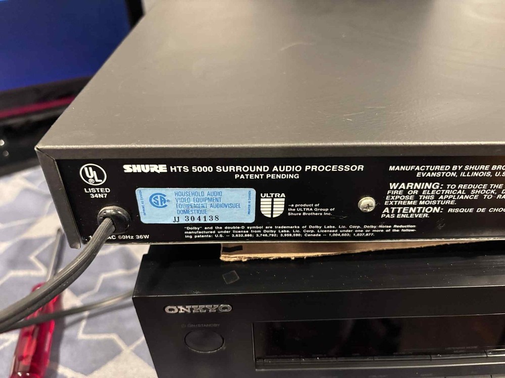 Shure HTS 5000 Surround Sound Audio Processor