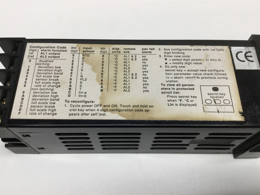 Newport Model 82 Alarm Unit Temperature Controller Process Panel 110/220VAC