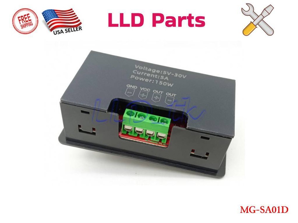 5V-30V Voltage Regulator DC Motor Speed Controller PWM Frequency Duty Cycle LED