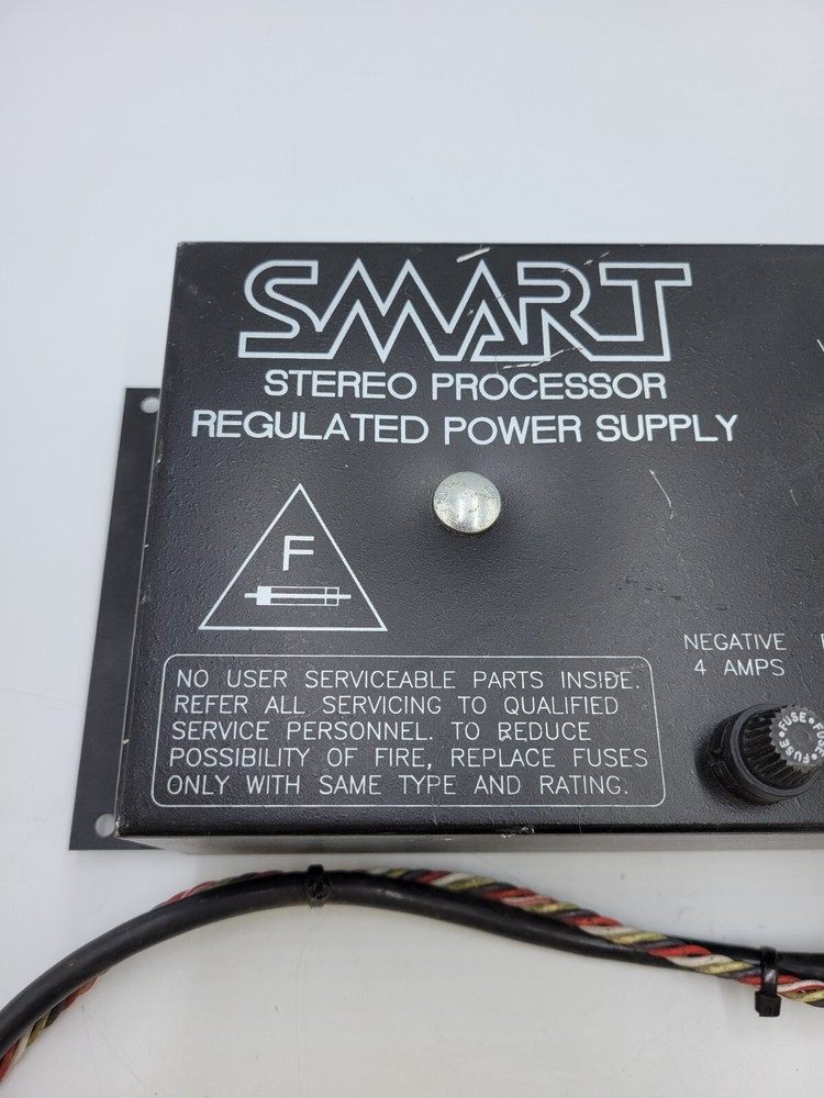 Smart RPS-20 Stereo Processor Regulated Power Supply Used Black