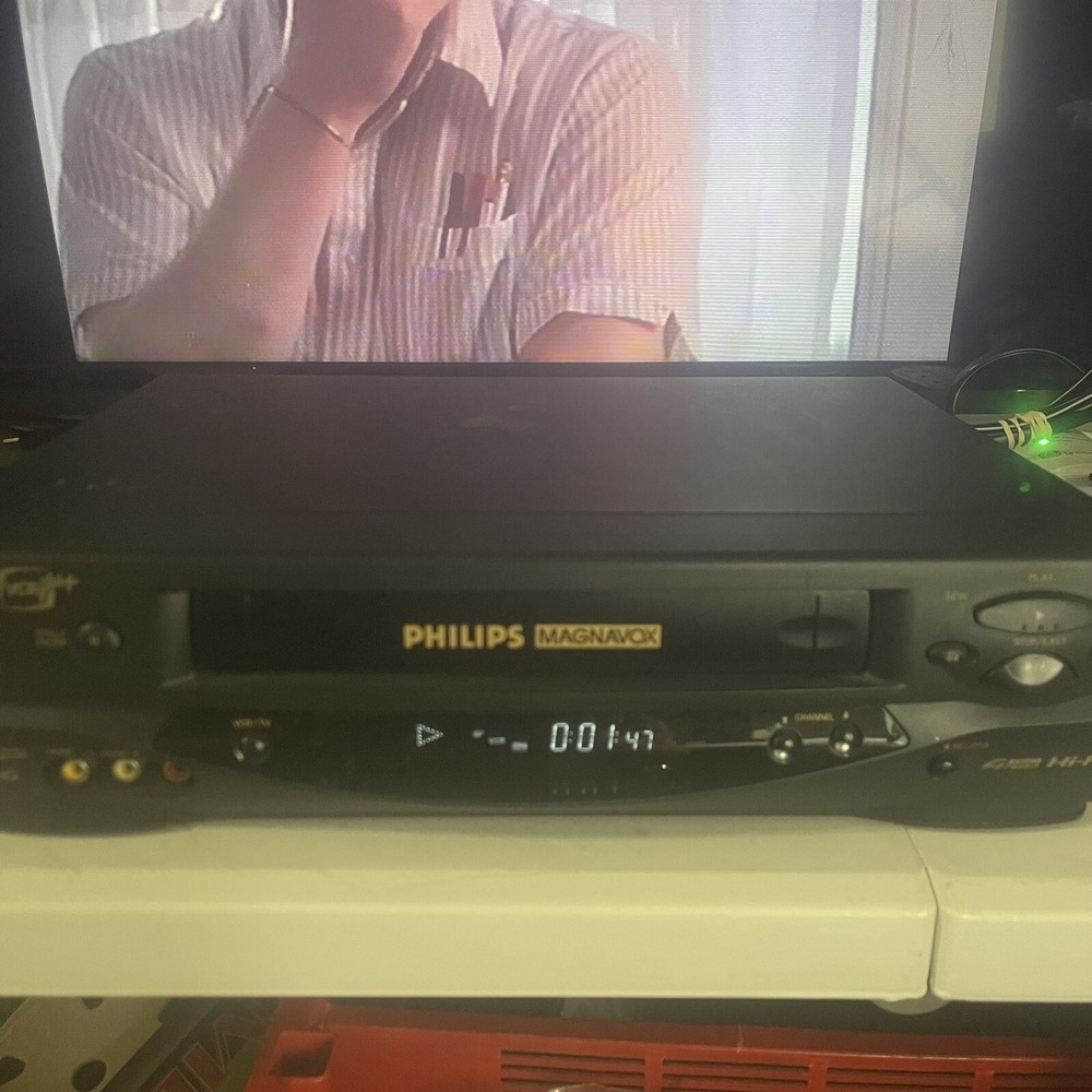 Philips Magnavox VCR VHS PLUS. Works Great