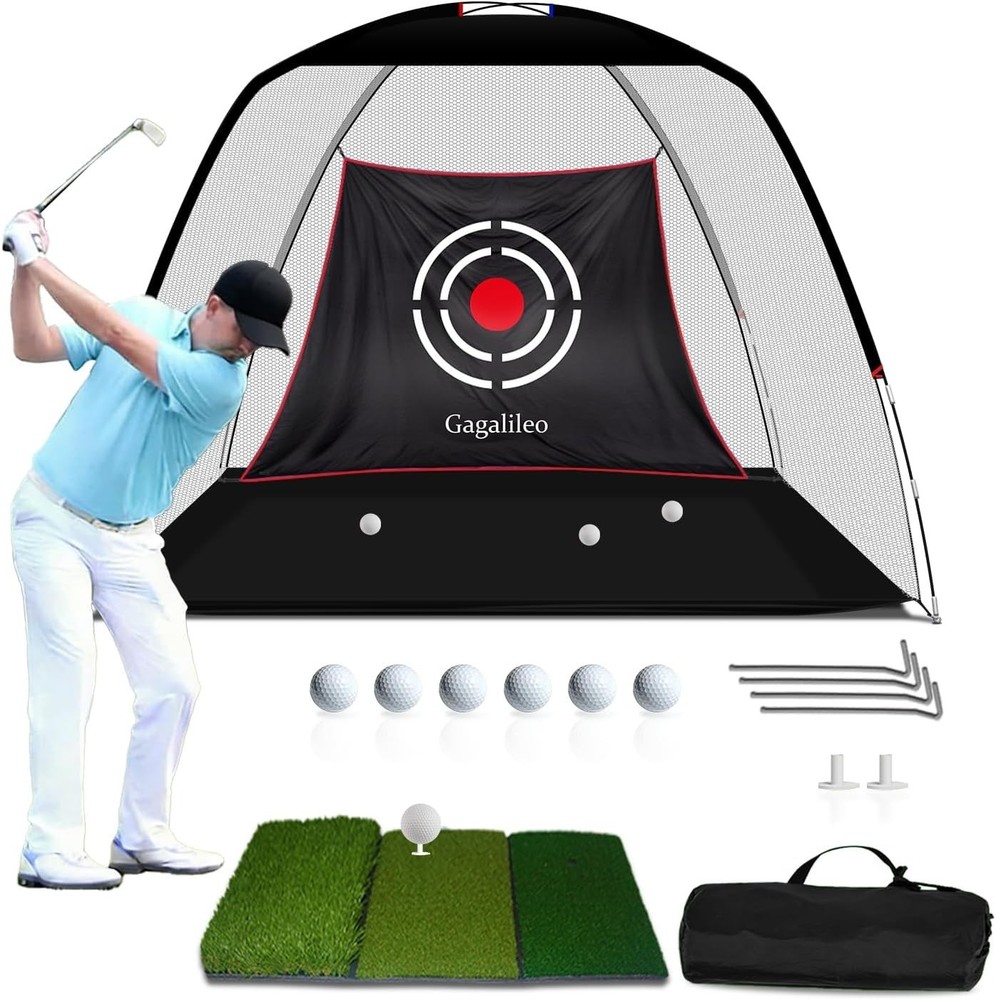 Professional 10x7FT Golf Driving Net - Ideal For Backyard Practice Sessions