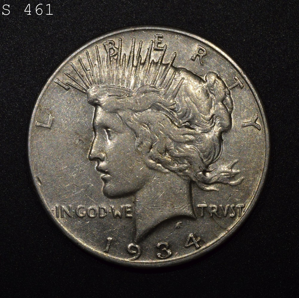 1934-S Peace Dollar "XF"