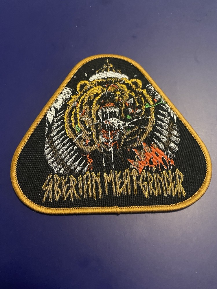 SIBERIAN MEAT GRINDER Woven Sew On Patch