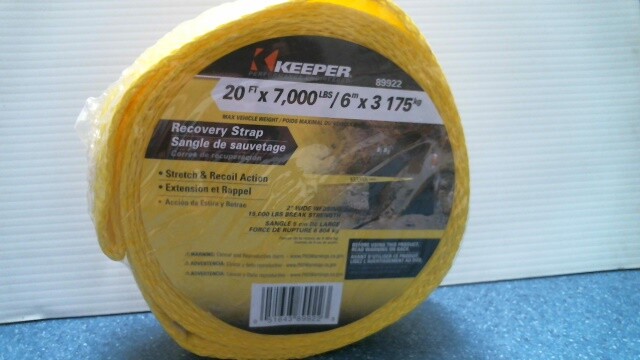 Keeper Recovery Strap yellow   (89922)   FS