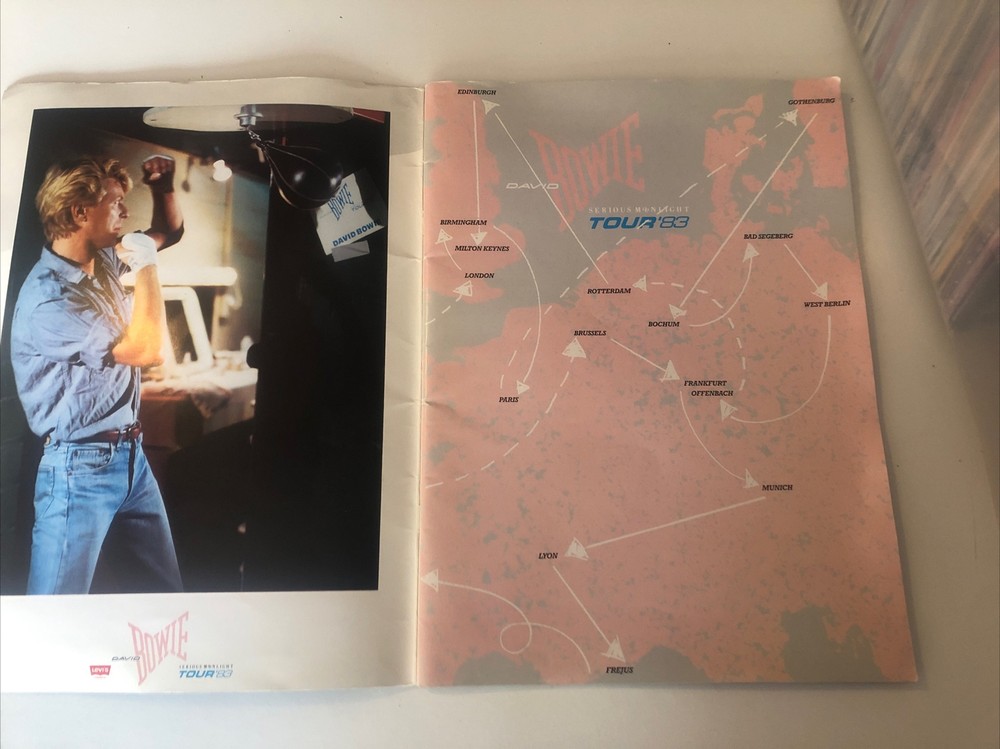 David Bowie Serious Moonlight Tour Programme 1983