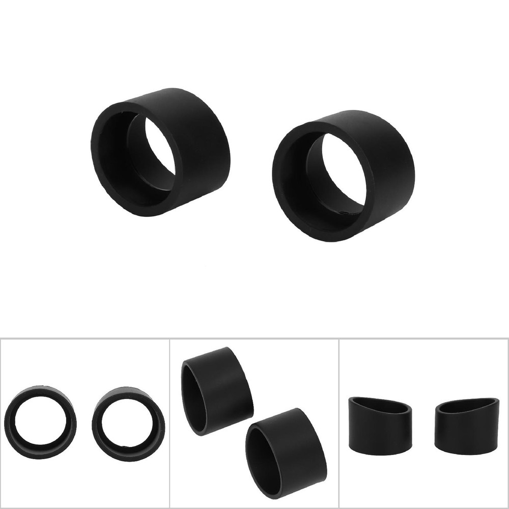 2Pcs Rubber Eyepiece Covers For Stereo Microscope Protection GLTY