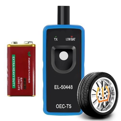 EL-50448 TPMS Relearn Tool with Battery, OEC-T5 TPMS Reset With Battery Blue