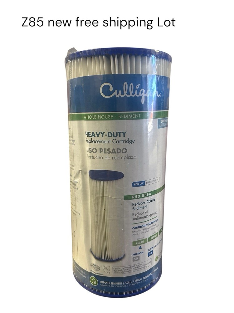 Culligan Heavy-Duty Sediment Water Filter Cartridge Part Num. R50-BBSA