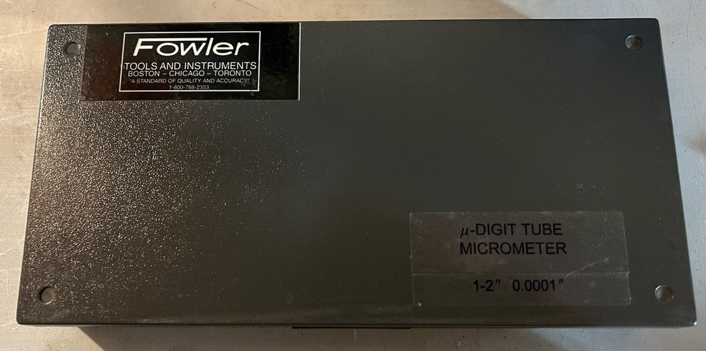 Fowler 1-2” Digit Tube Micrometer