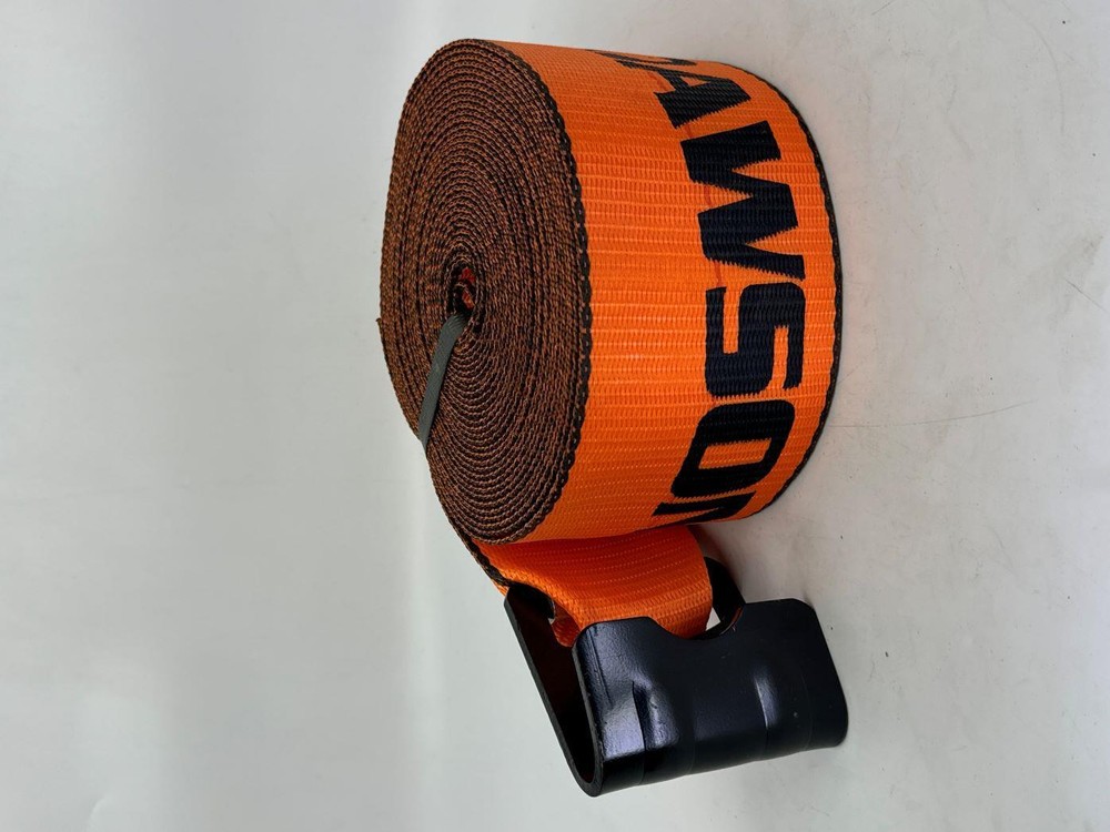 4"X35' Heavy Duty Winch Strap with Flat Hook 2 Pack