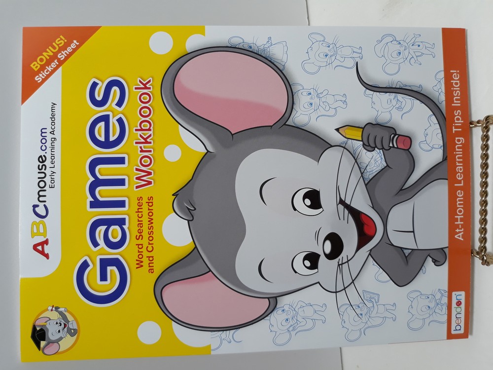 ABC Mouse Workbook: Games-Word Searches & Crosswords