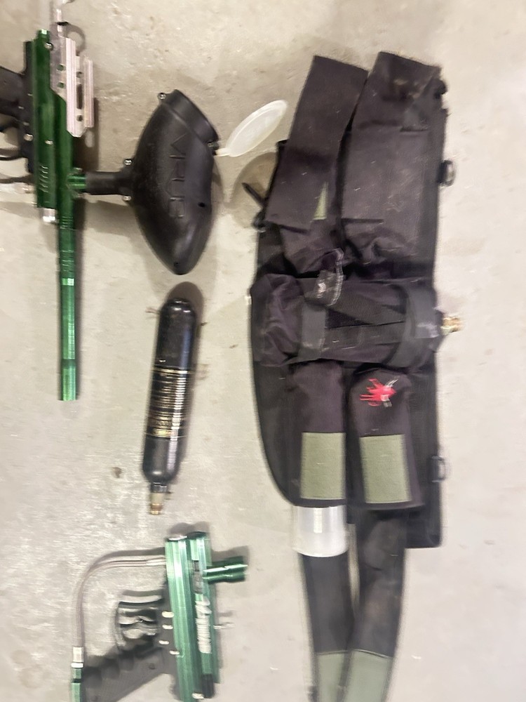 paintball equipment used