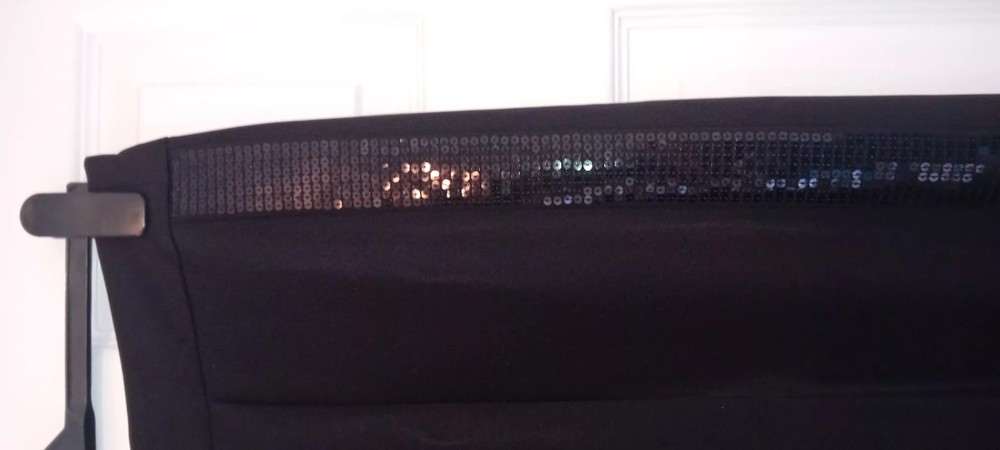 Ruth Langsford Black Trousers With Sequin Side Stripe 12p