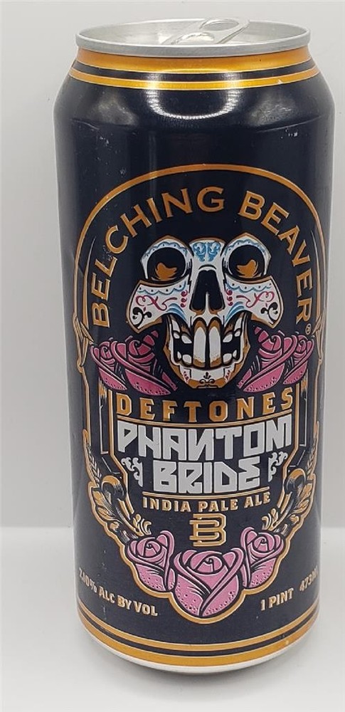 Craft Beer Can Belching Beaver Brewing Company Deftones Phantom Bride IPA