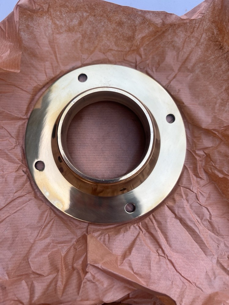 2 5" Floor Flange Solid Brass Fits 2" Tubing Bracket |