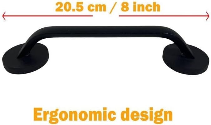 Magnetic Refrigerator Door Handle, Super Strong Magnets Handles Pulls, Black