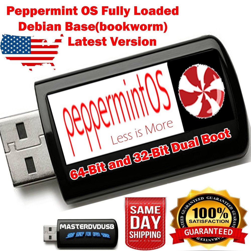 Peppermint OS Bootable USB Live/Installer | Debian-Based | 64-Bit And 32-Bit