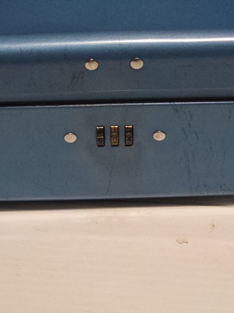 Bemis & Call Metal Combination Lock Box Sesamee Policy Box Penn Mutual W/Code