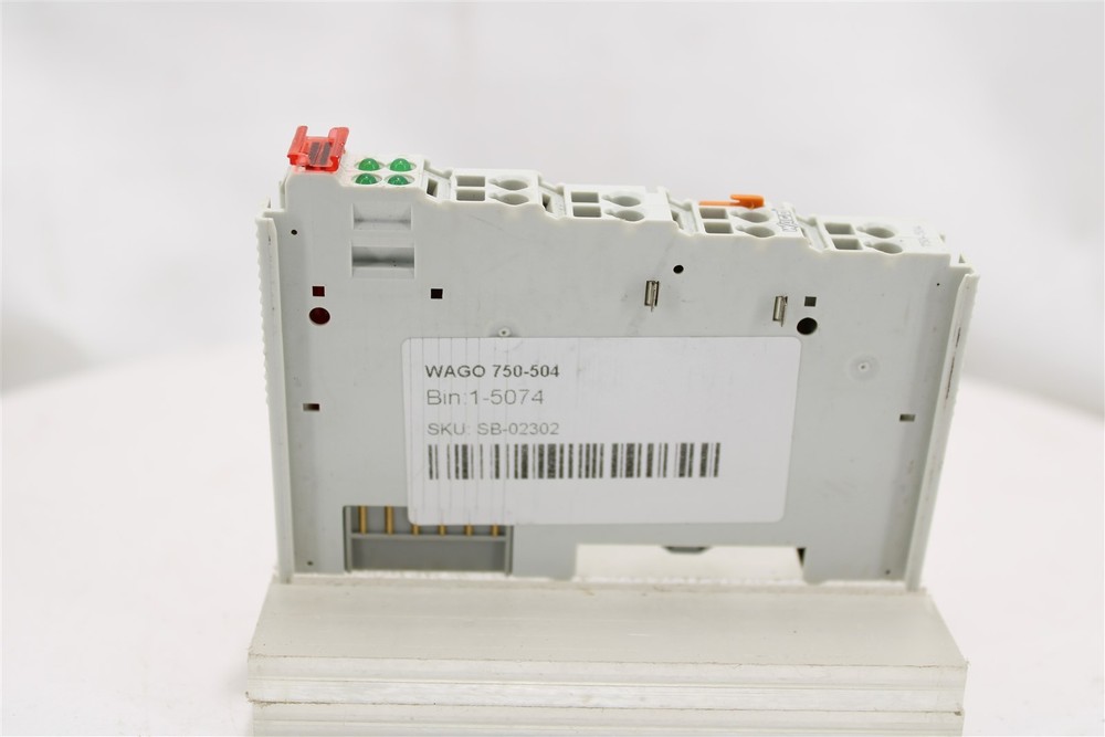 WAGO 750-504 Digital Output Module | 4-Ch | 24VDC | 0.5A