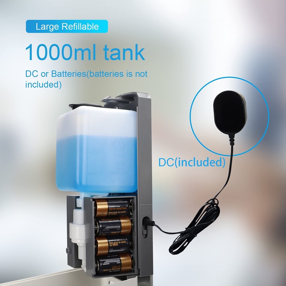 Touchless Automatic Foaming Soap Dispenser Wall Mount Motion Sensor 1306-s