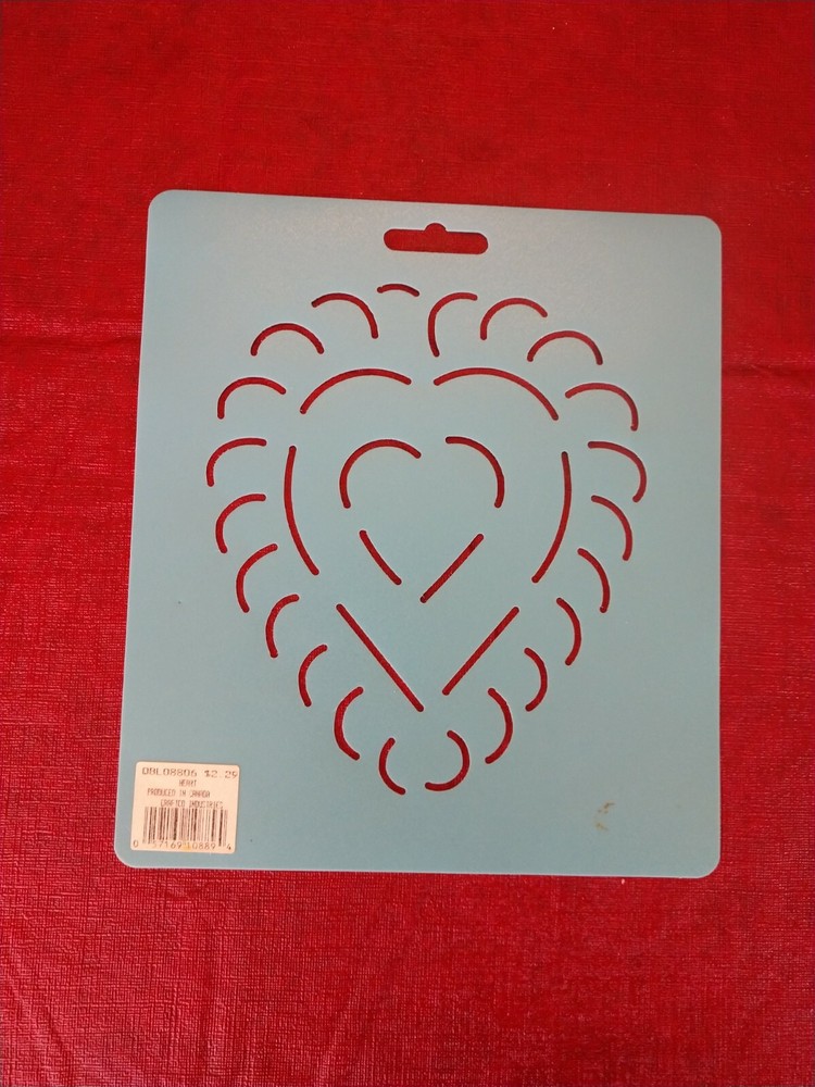 8 - Hand quilting templates. Preowned, plastic,