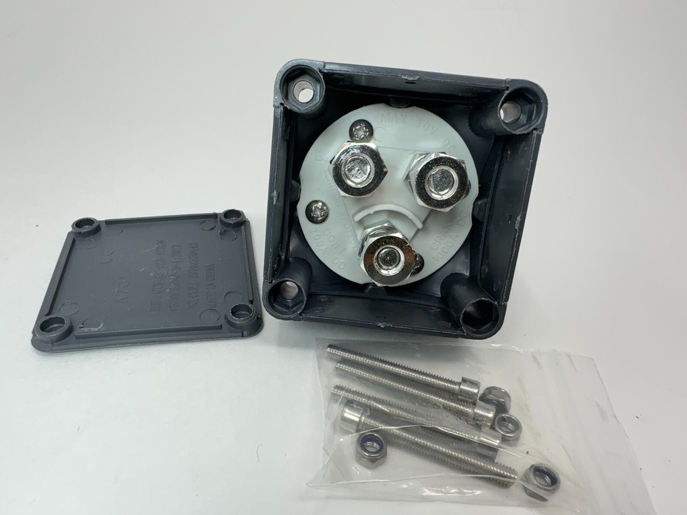 Dual Battery Selector Disconnect Switch 1-2-Both-Off  SHIPS FROM MICHIGAN