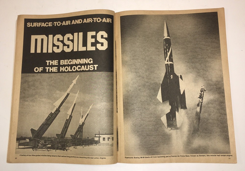 War Classics Supersonic Missiles & Jets Magazine August 1976 Issue