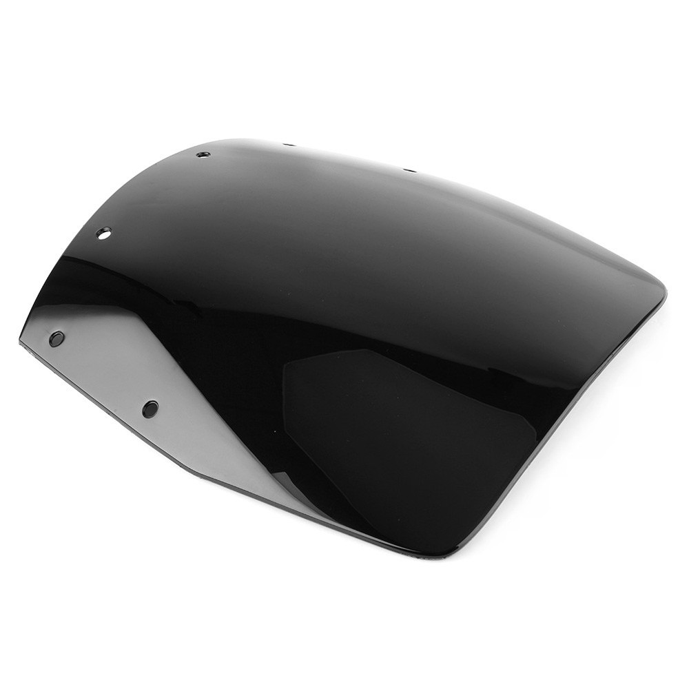 1X Front Windscreen Windshield Motorcycle For Kawasaki EX250 1988-2007 Black