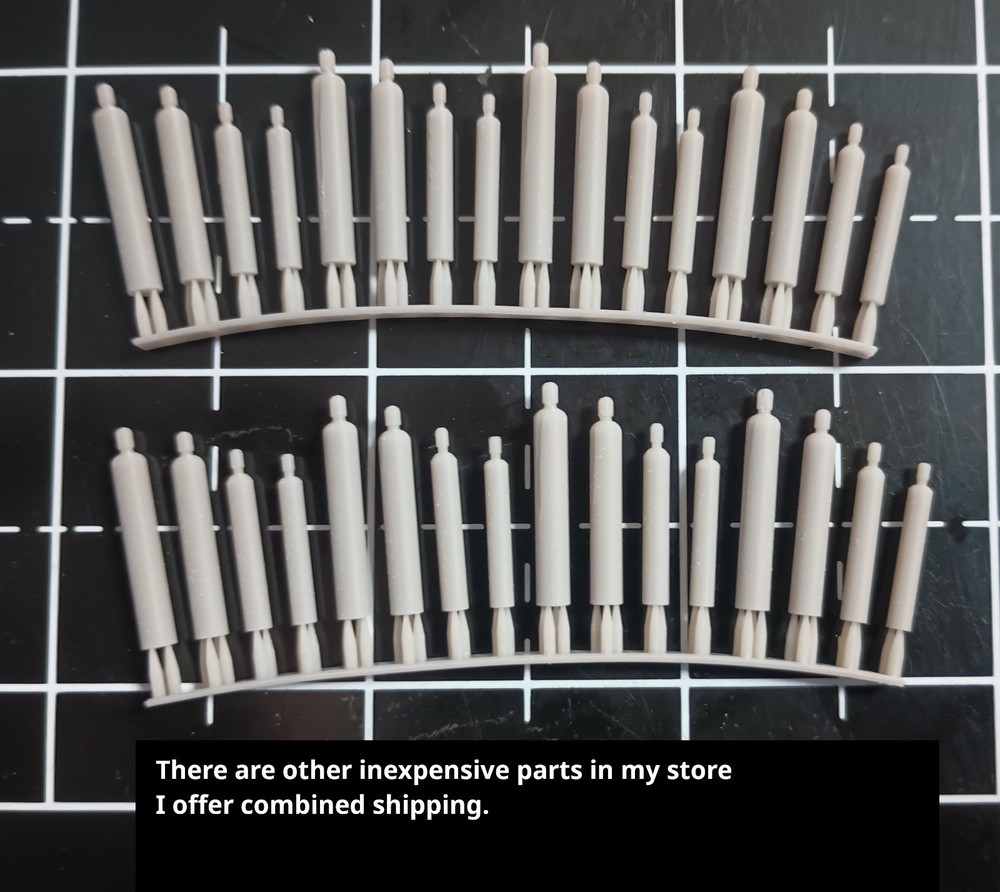 HO Scale Welding Gas Cylinders 32pcs