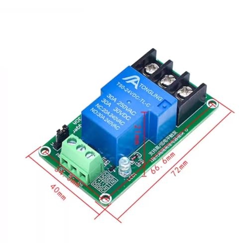 One Channel Relay Module 12V 30A 1-Channel Relay Board Optocoupler Isolation
